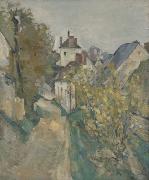 Paul Cezanne La maison du Docteur Gachet a Auvers-sur-Oise Sweden oil painting artist